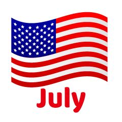 American Flag July