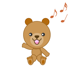 Singing Cute Bear