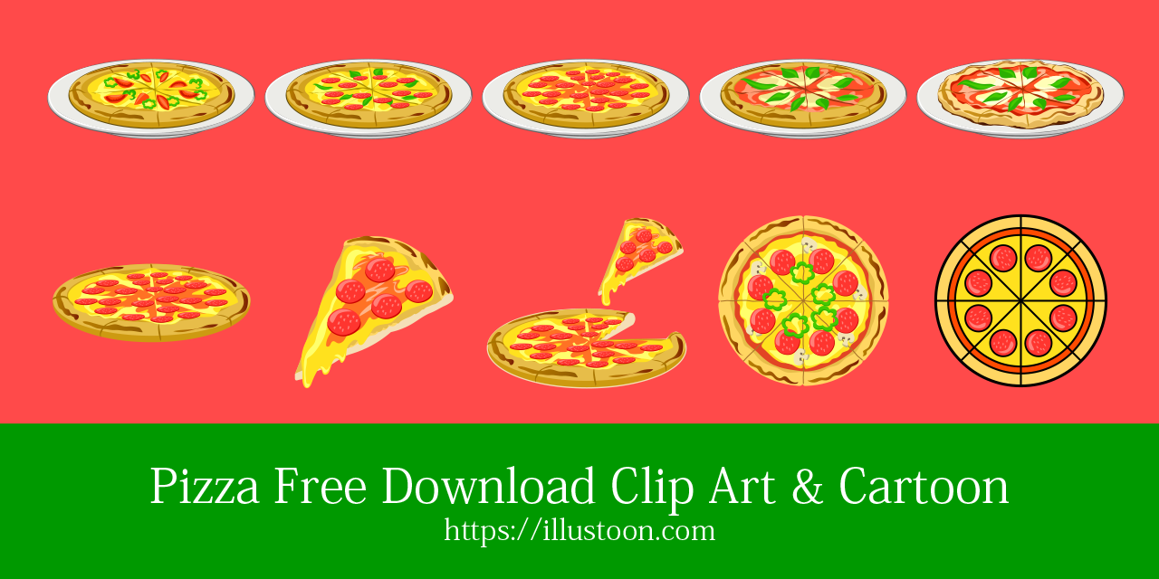 clipart pizzas