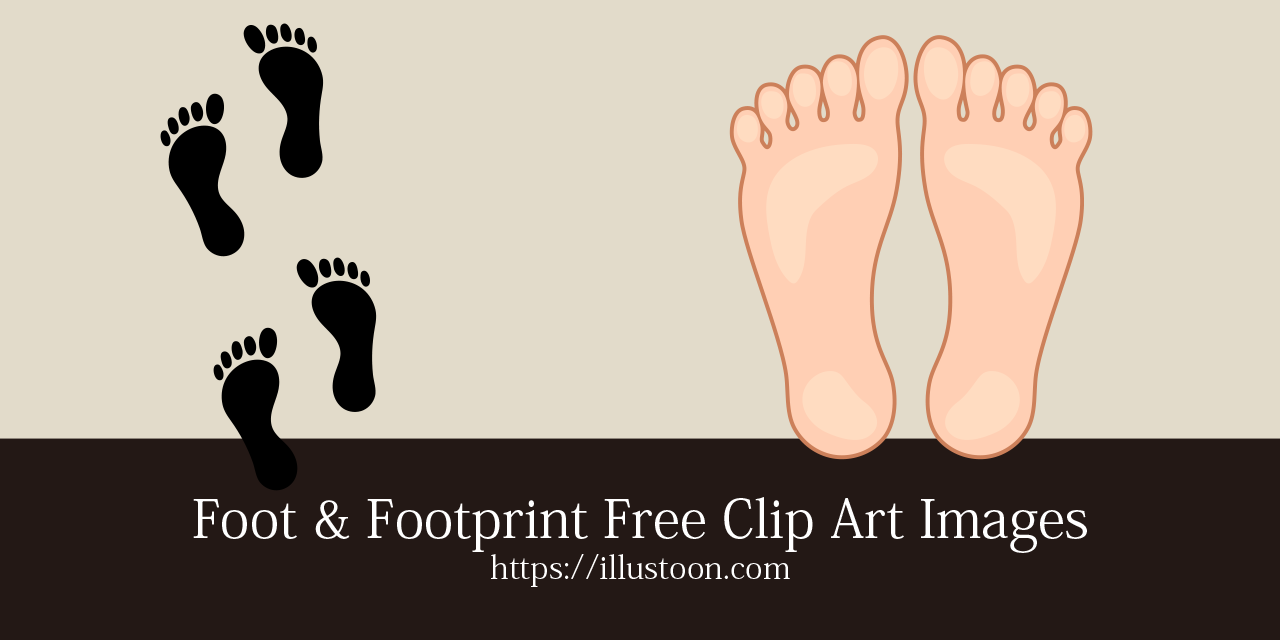Foot & Footprint Free Clip Art Images