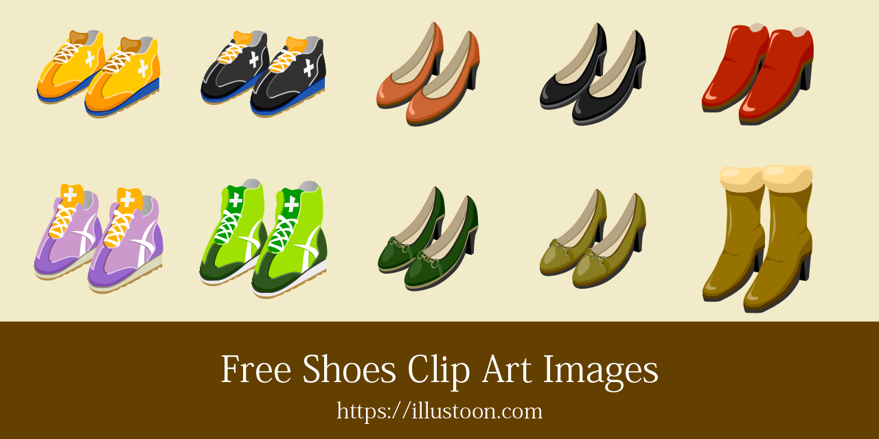 Free Shoes Clip Art Images