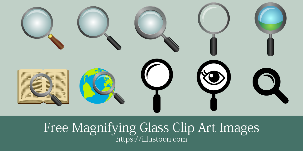 Free Magnifying Glass Clip Art Images