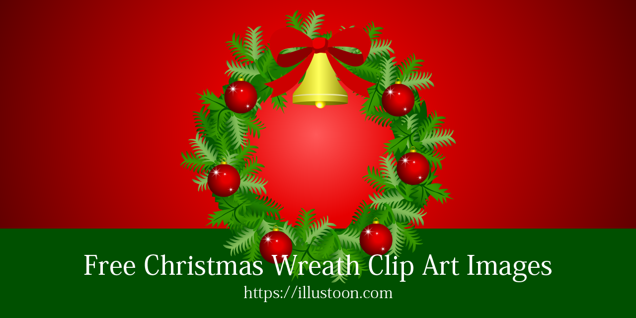 Free Christmas Wreath Clip Art Images