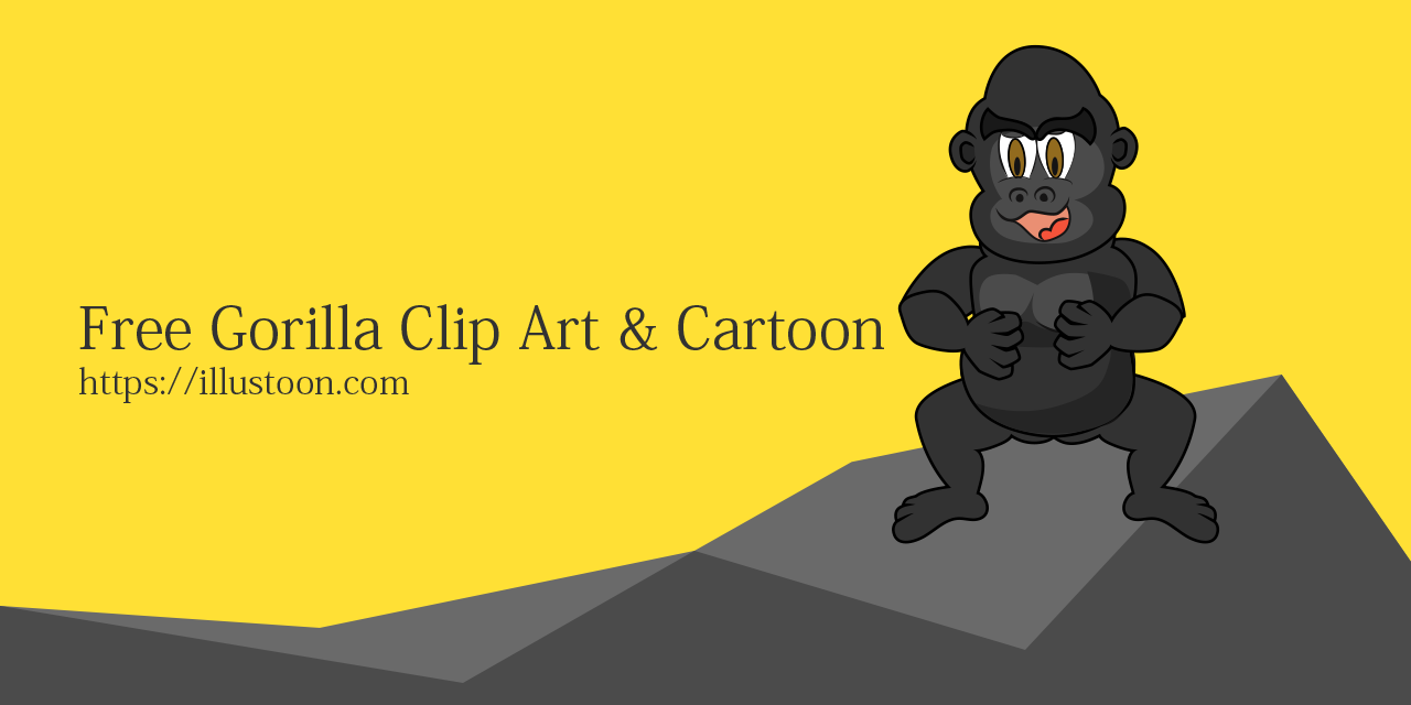 Free Gorilla Clip Art & Cartoon