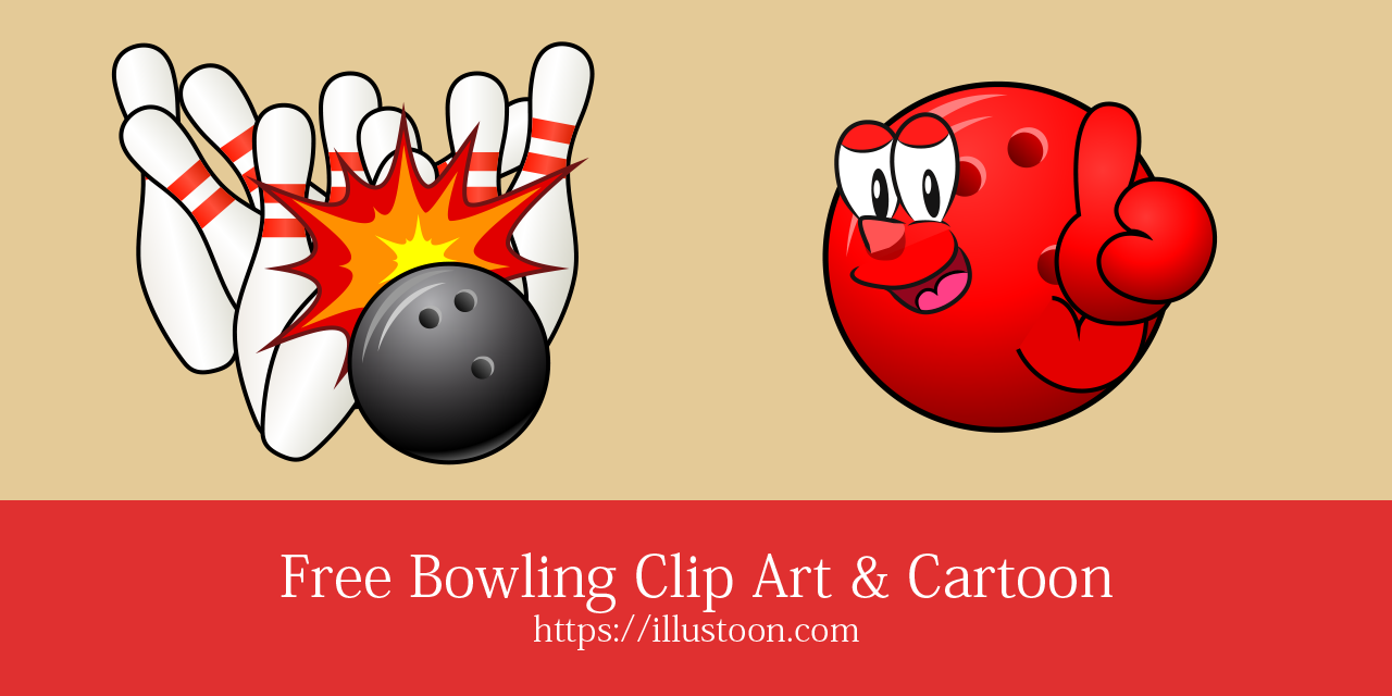 Free Bowling Clip Art & Cartoon