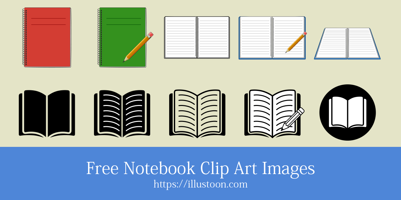 Free Notebook Clip Art
