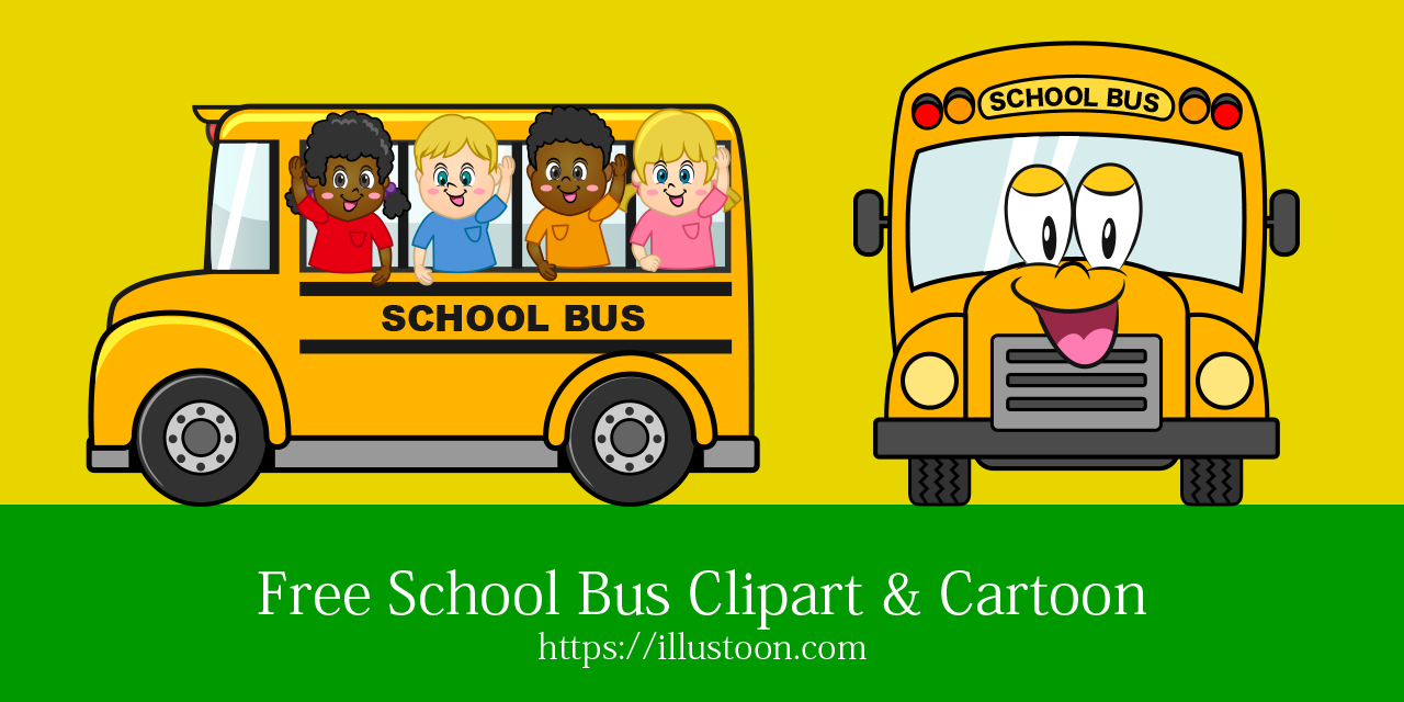 clipart pictures of school bus