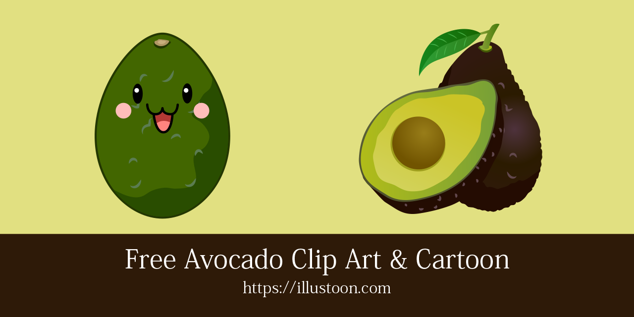 avocado clip art