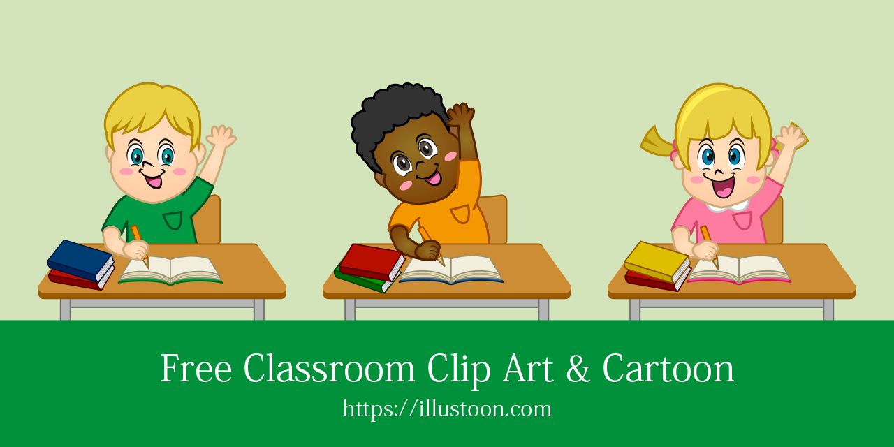 Classroom Clip Art & Cartoon Free Download｜Illustoon