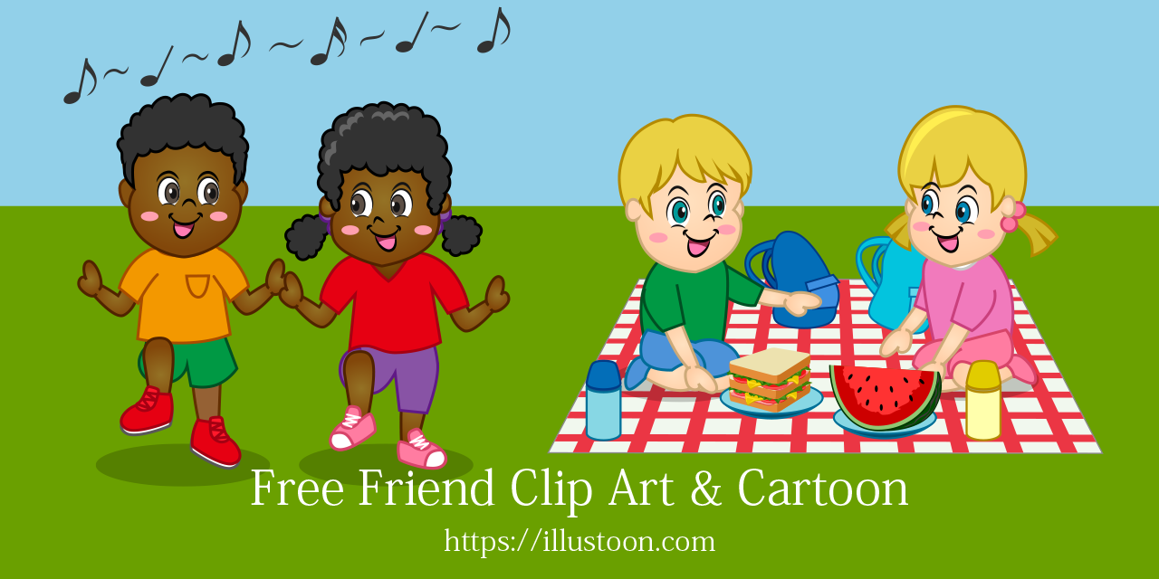 Friend Clip Art & Cartoon Free Download 