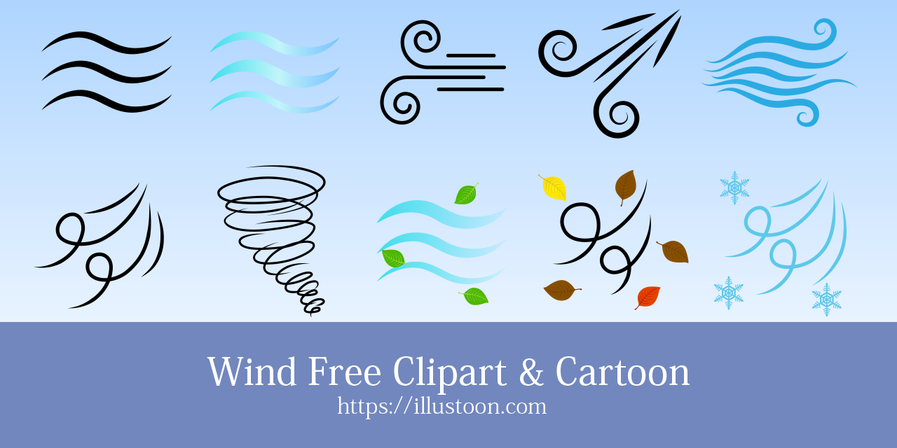 Wind Free Clip Art & Cartoon