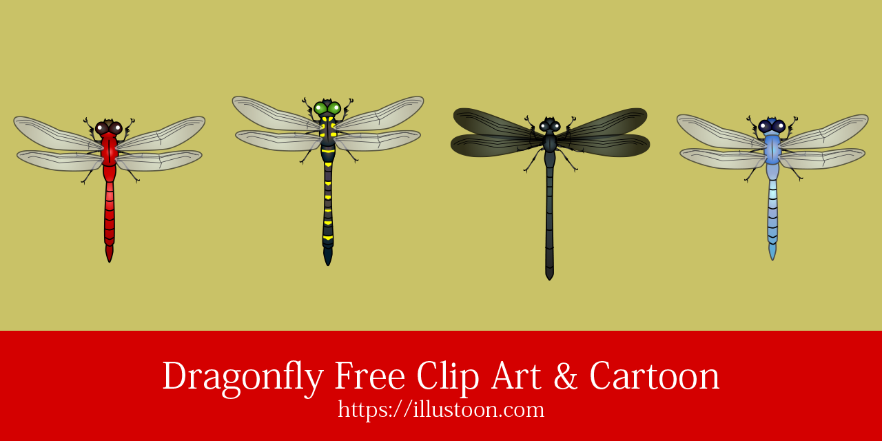 Dragonfly Free Clip Art & Cartoon