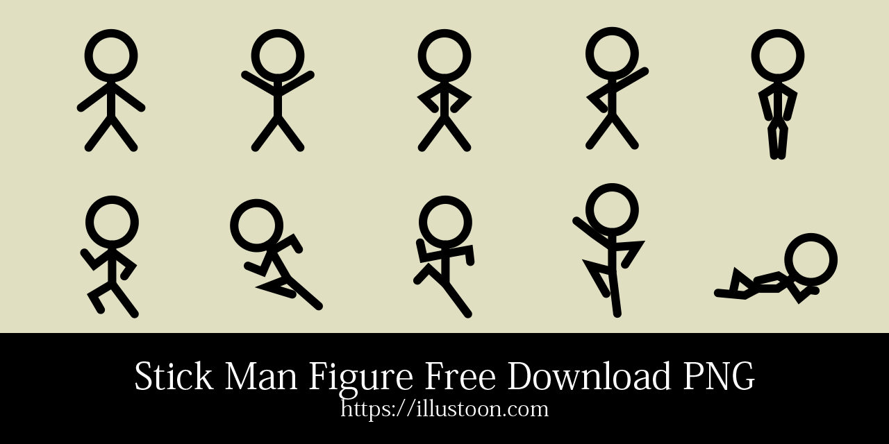 Stick Man Figure Free Download PNG