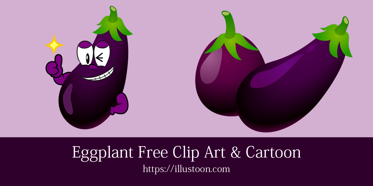 eggplant cartoon