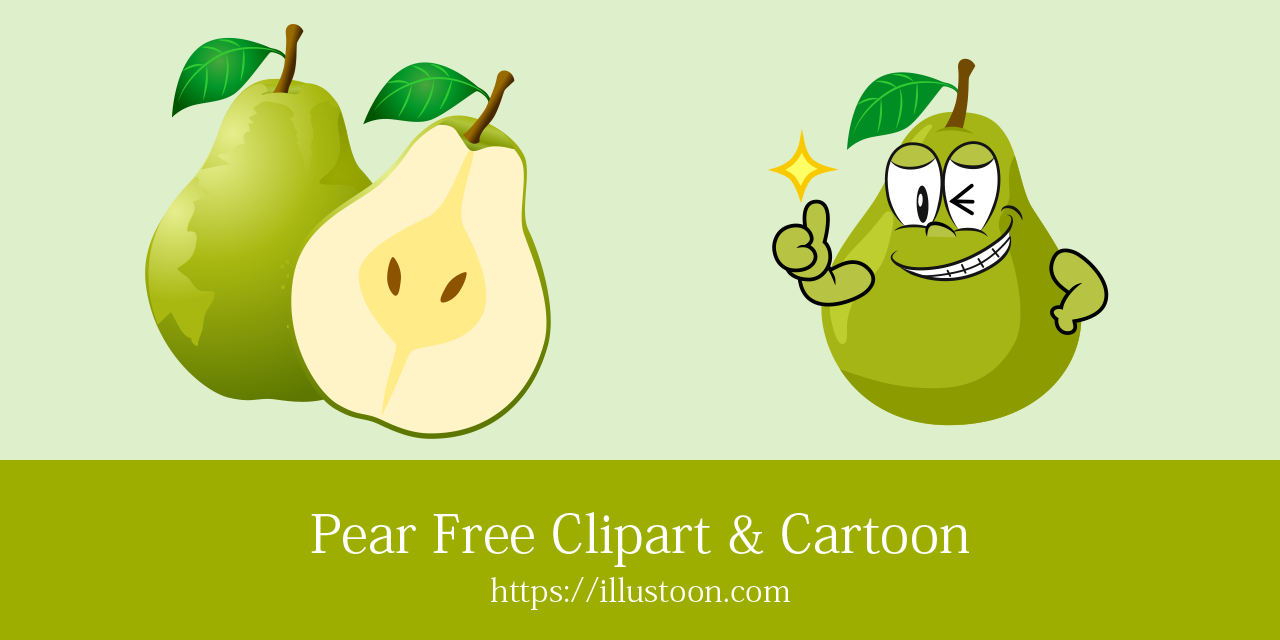 Pear Free Clip Art & Cartoon