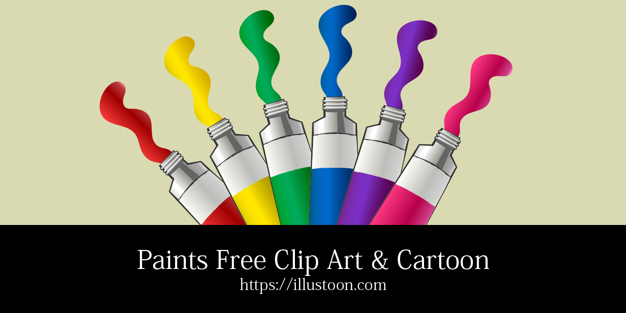 Paints Free Clip Art & Cartoon