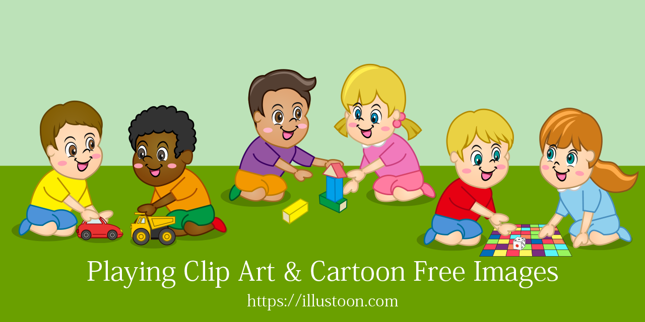 Playing Clip Art & Cartoon Free Images