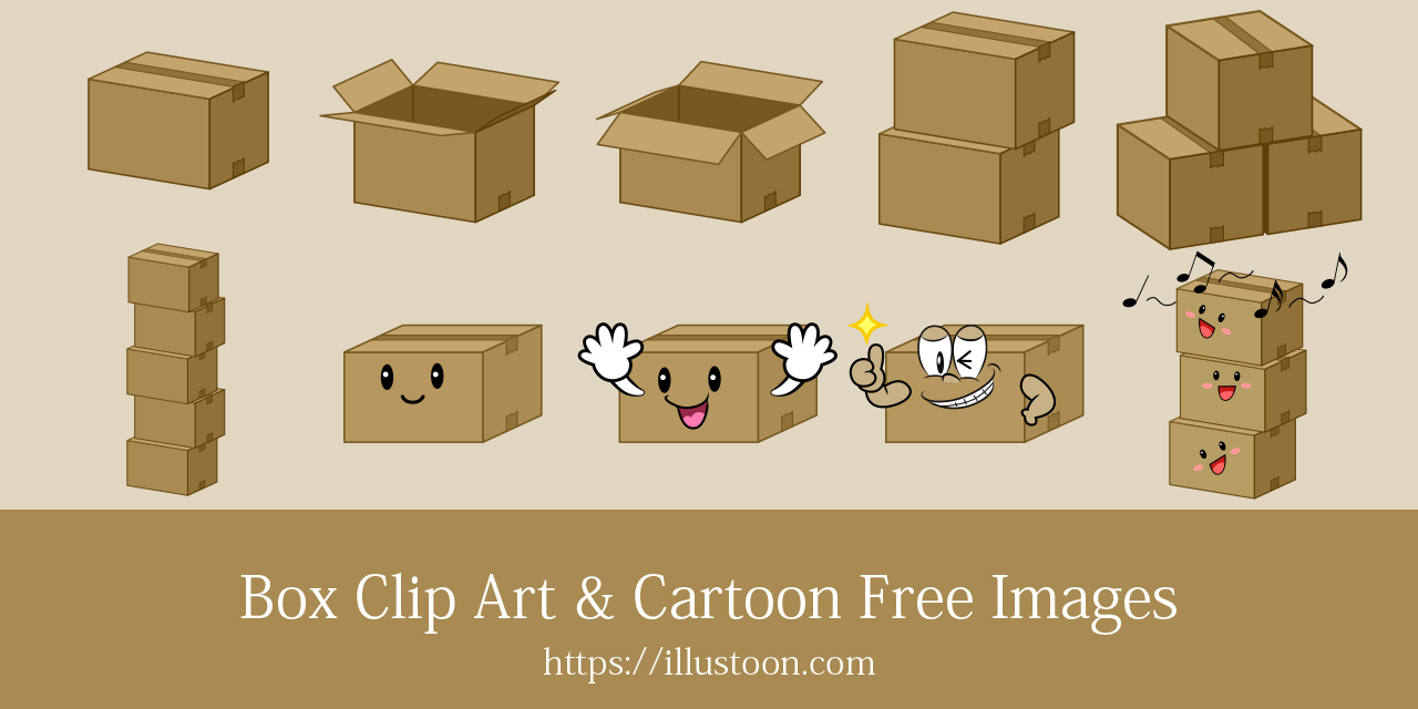 Box Clip Art & Cartoon Images