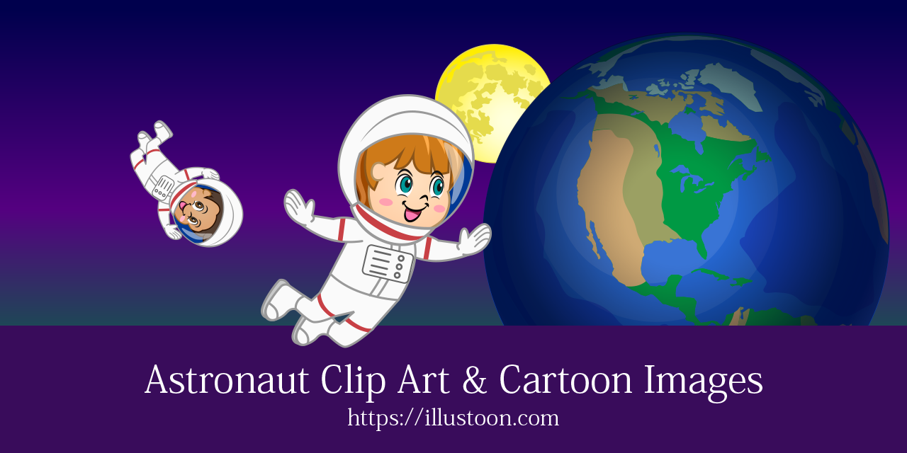 Astronaut Clip Art & Cartoon Free Images