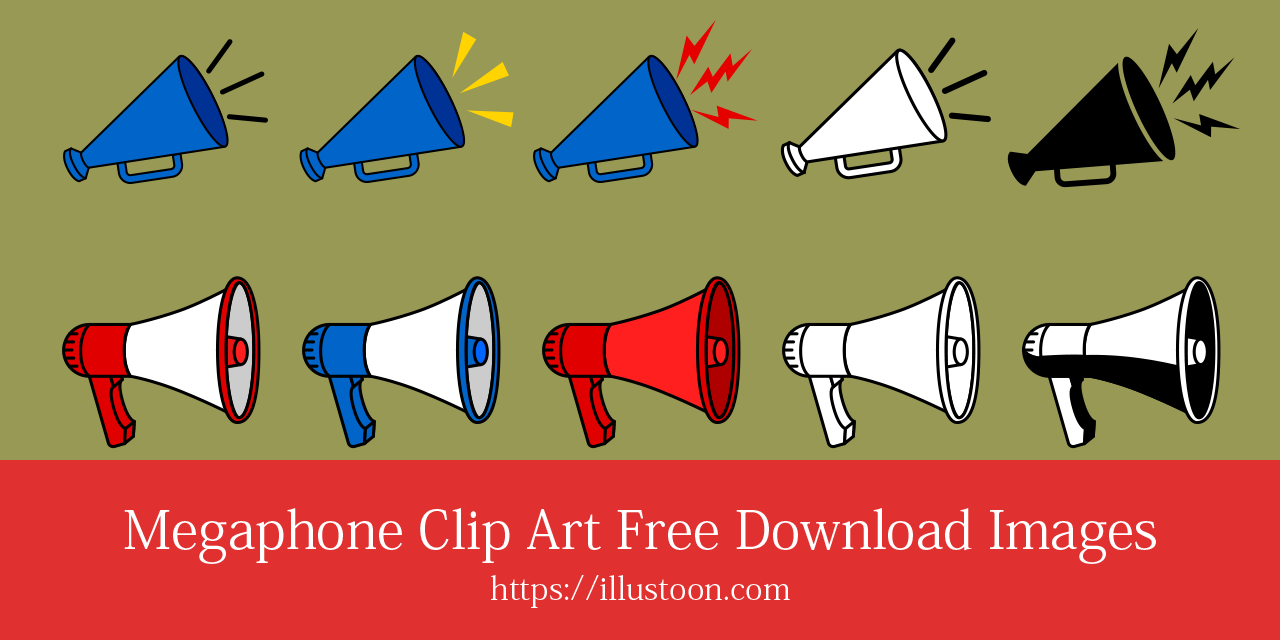 Megaphone Clip Art Free Download Images