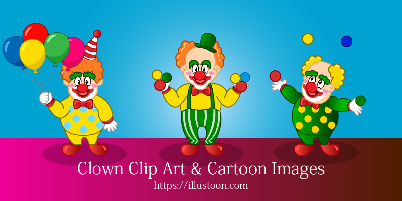 Clown Clip Art & Cartoon Free Images