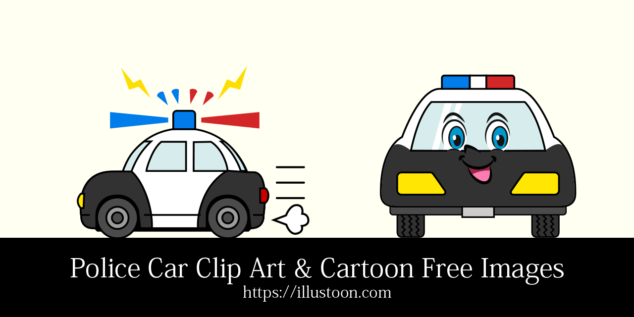 Police Car Clip Art & Cartoon Free Images