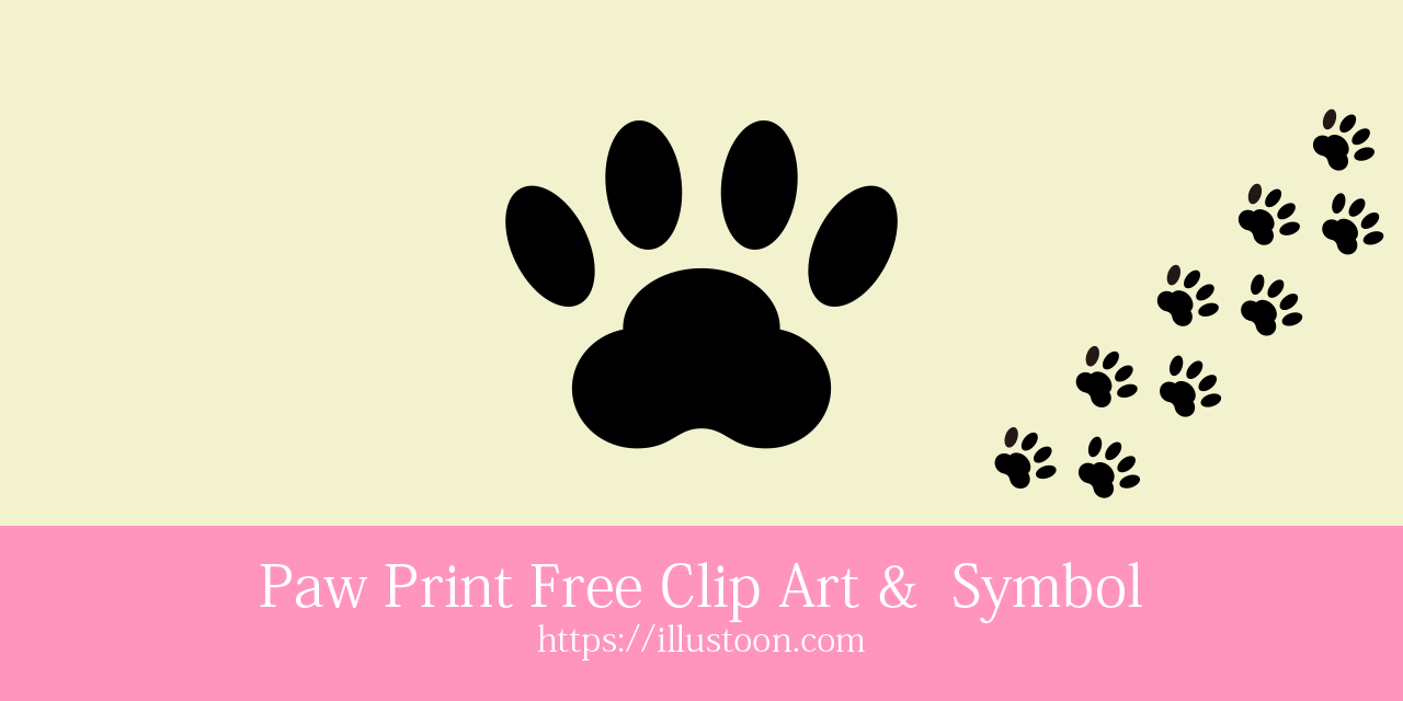 cat paw print clip art free