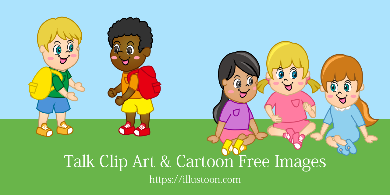Free Clip Art and Cartoon Images of People Talking