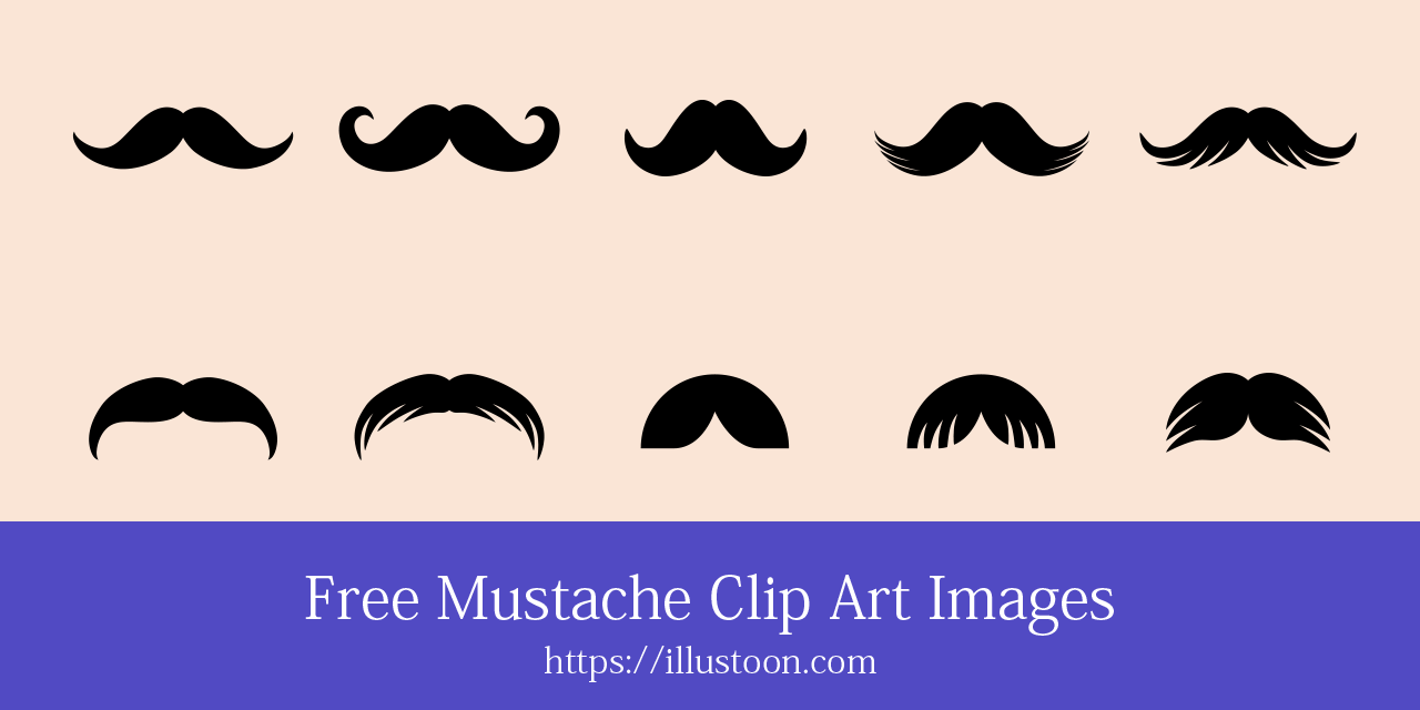Free Mustache Clip Art Images