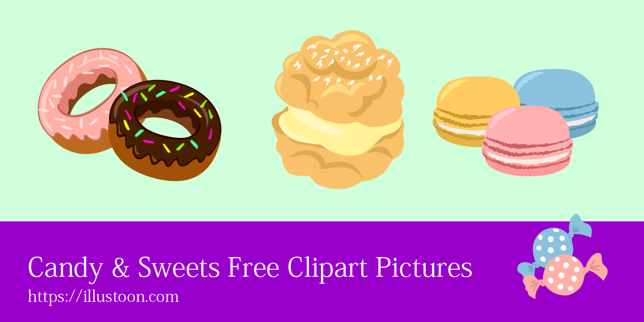 Candy & Sweets Free Clipart Pictures