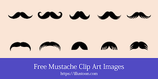 Free Mustache Clip Art Images