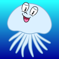 Jellyfish Cartoon Clipart