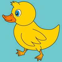 Duck Cartoon Clipart