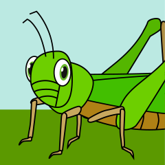 Grasshopper Cartoon Clipart
