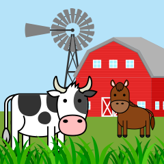 Farm Cartoon Clipart