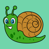 Snail Cartoon Clipart