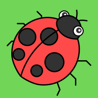 Ladybug Cartoon Clipart