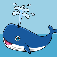 Whale Cartoon Clipart