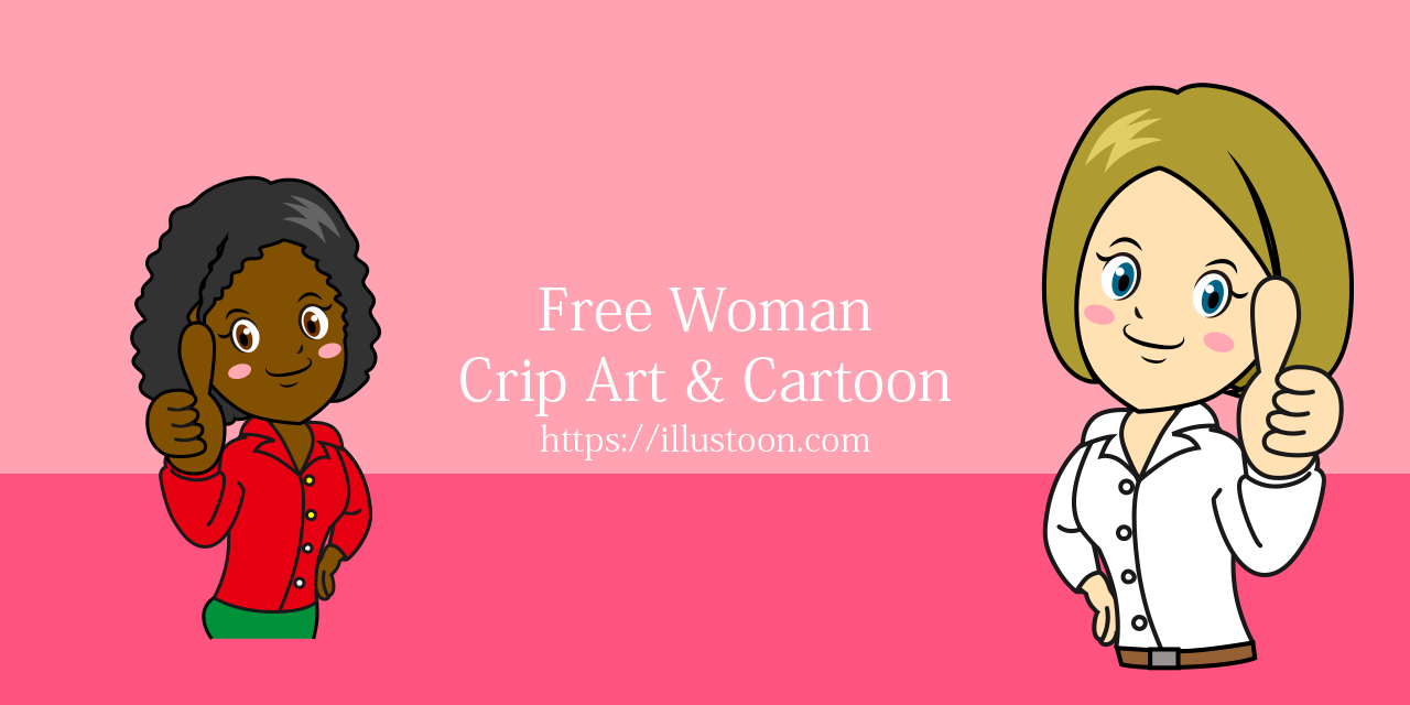 Mujer libre de dibujos animados de imágenes