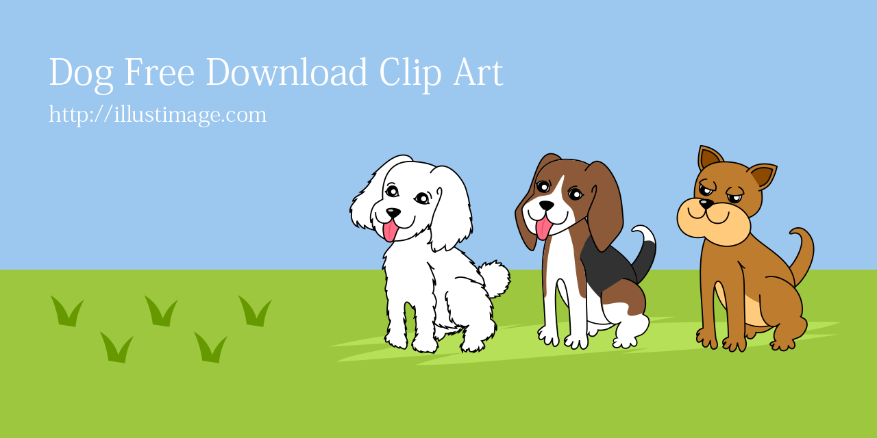 Libres diagramas de dibujos animados de perro y diseño gráfico