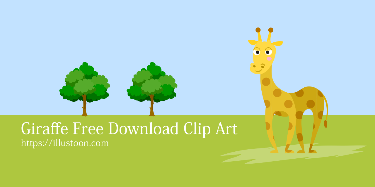 Dibujos animados de jirafa gratis