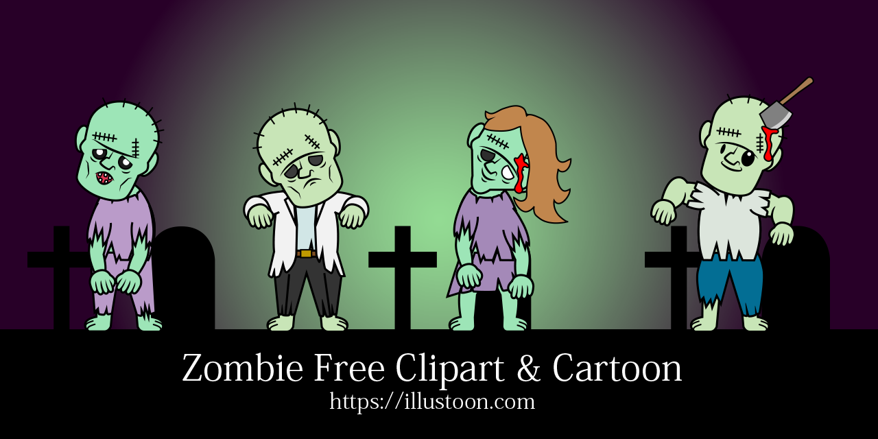 Imágenes gratis de zombies de dibujos animados