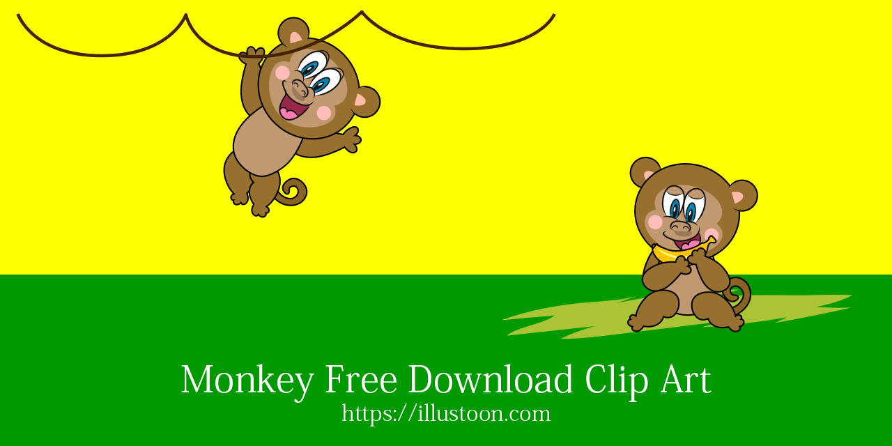 Dibujos animados de mono gratis
