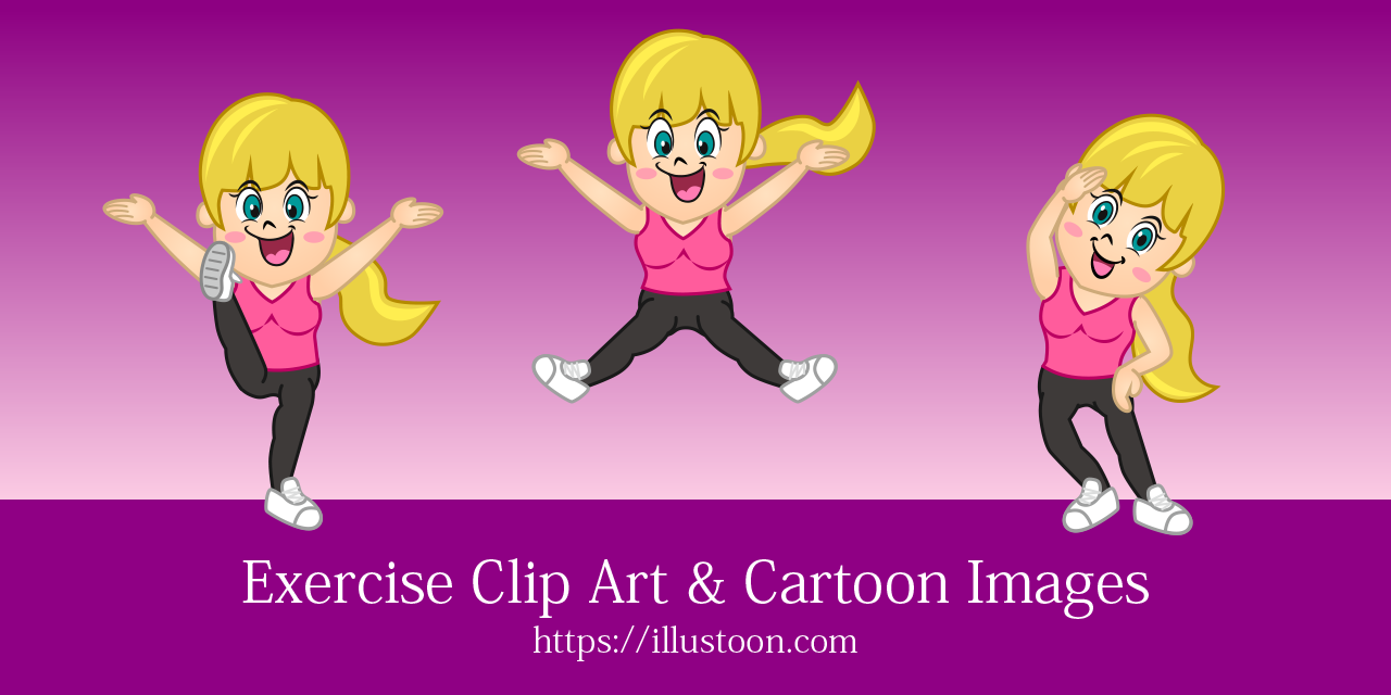 Exercise Clip Art & Cartoon Free Images