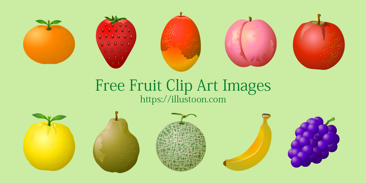 Imágenes de dibujos animados de frutas gratis
