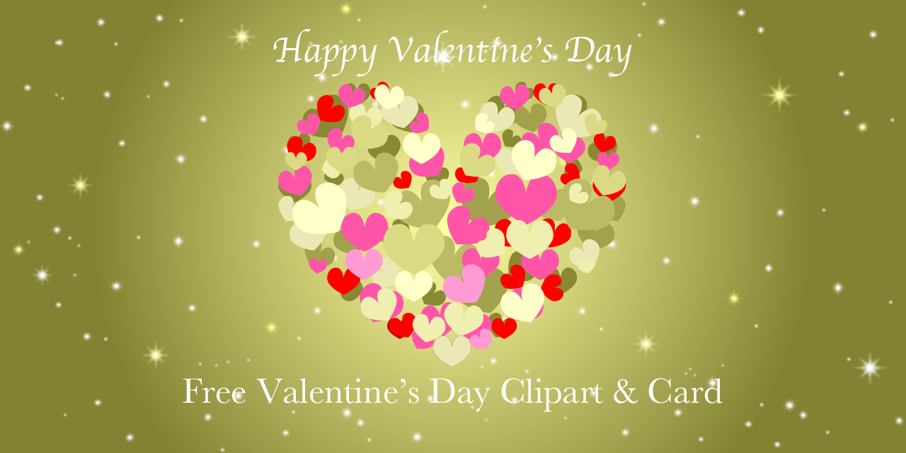 Free Valentines Day Card and Clipart