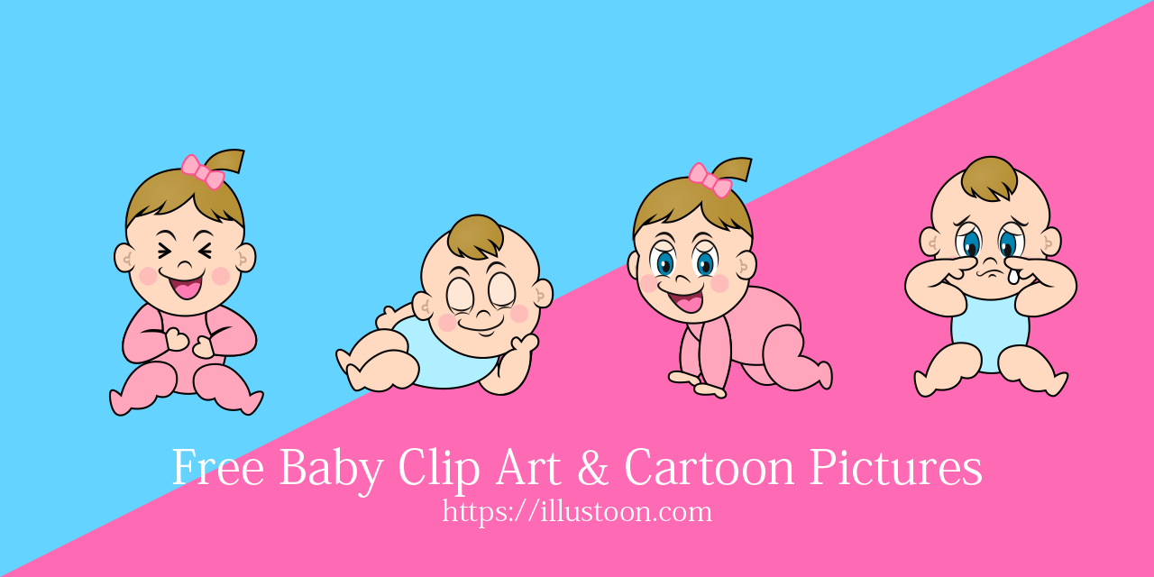Dibujos animados lindo bebé gratis