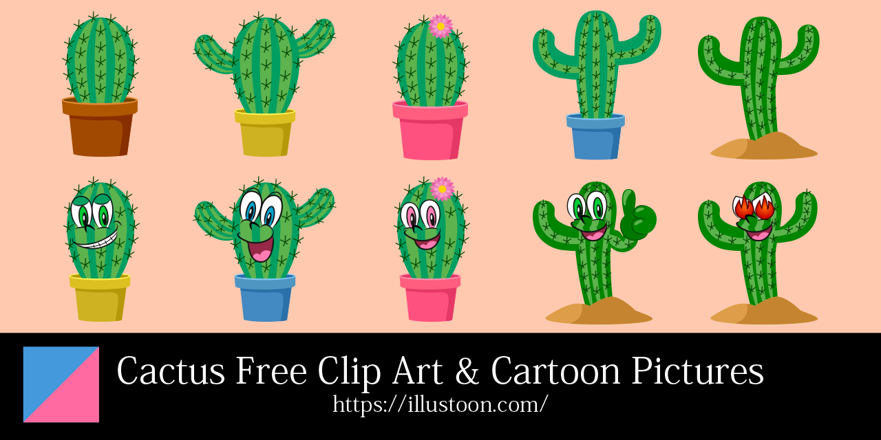 Dibujos animados de cactus gratis