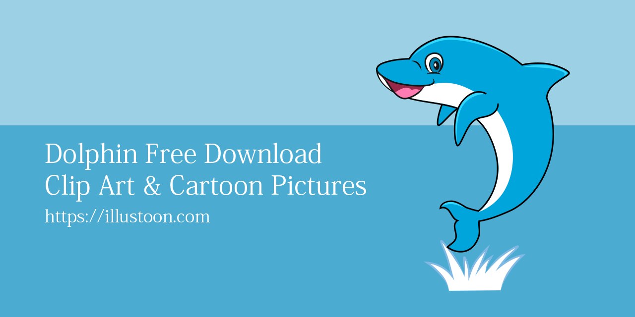 Dibujos animados de imágenes de delfines gratis
