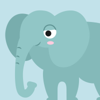 Elefante Dibujos Animados